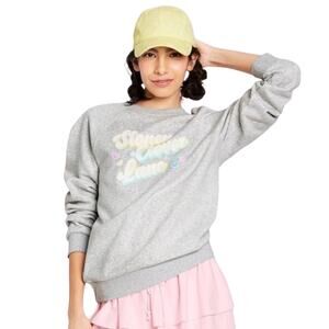 Stoney Clover Lane x Target Pastel Logo Gray Crewneck Sweatshirt